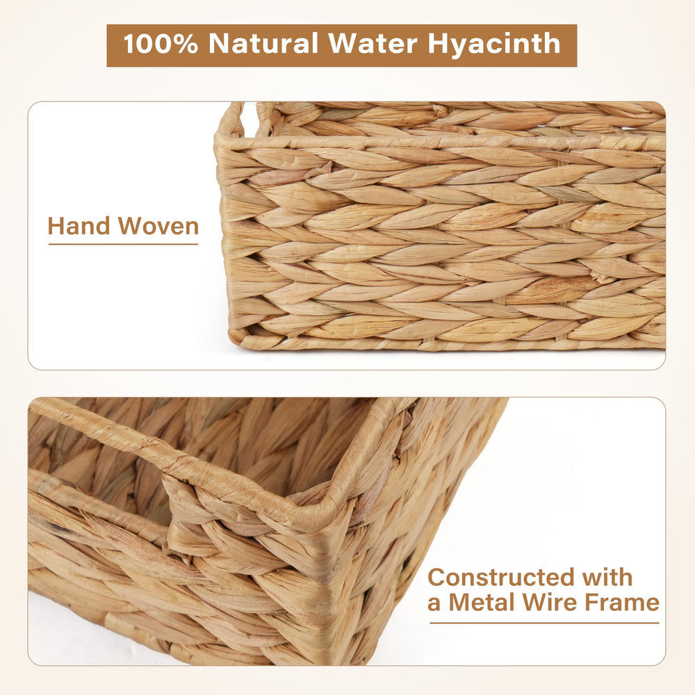 2 Pack Water Hyacinth Toilet Paper Basket - From Where - 