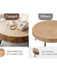 2 - Piece Farmhouse Coffee Table Set - From Where - 