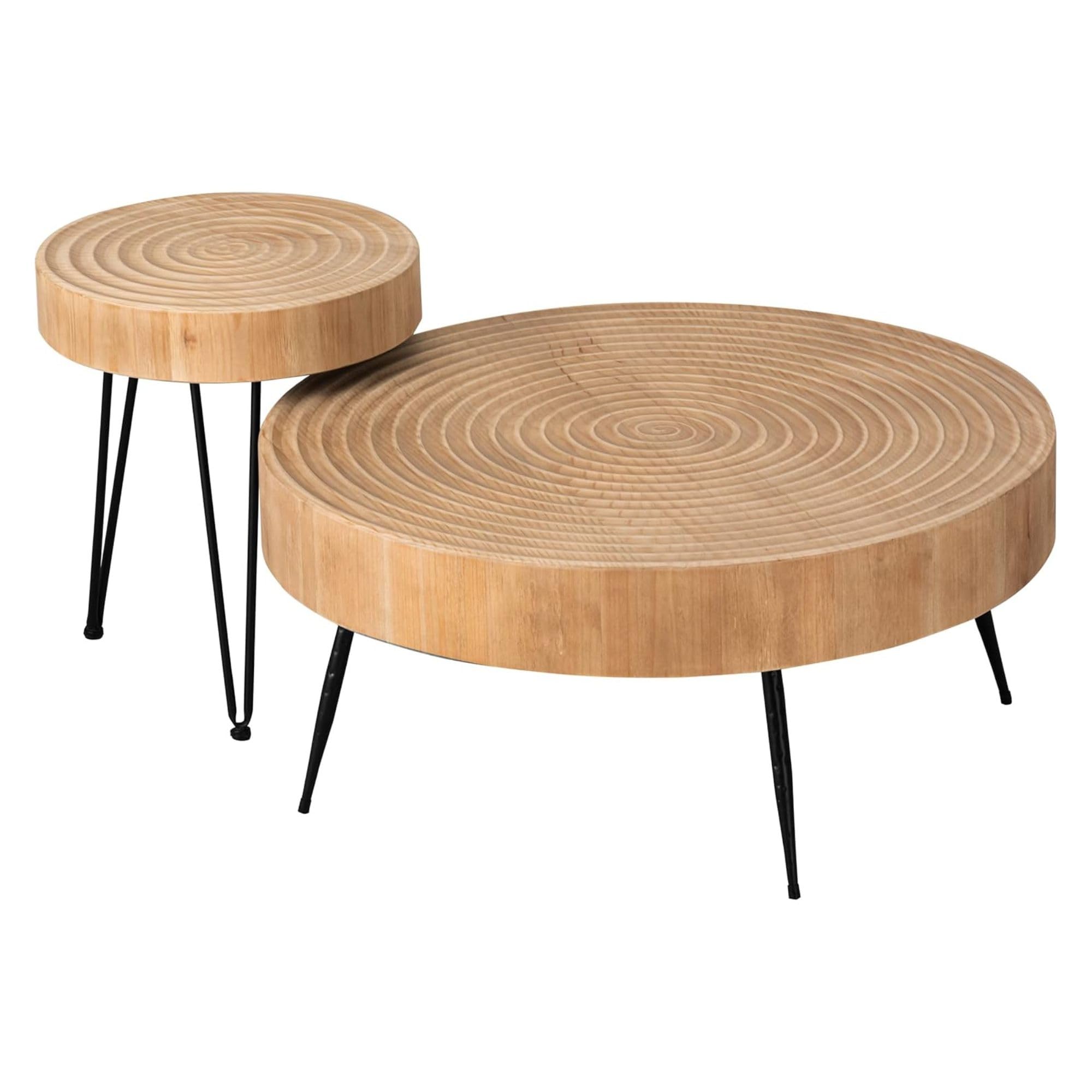 2 - Piece Farmhouse Coffee Table Set - From Where - 