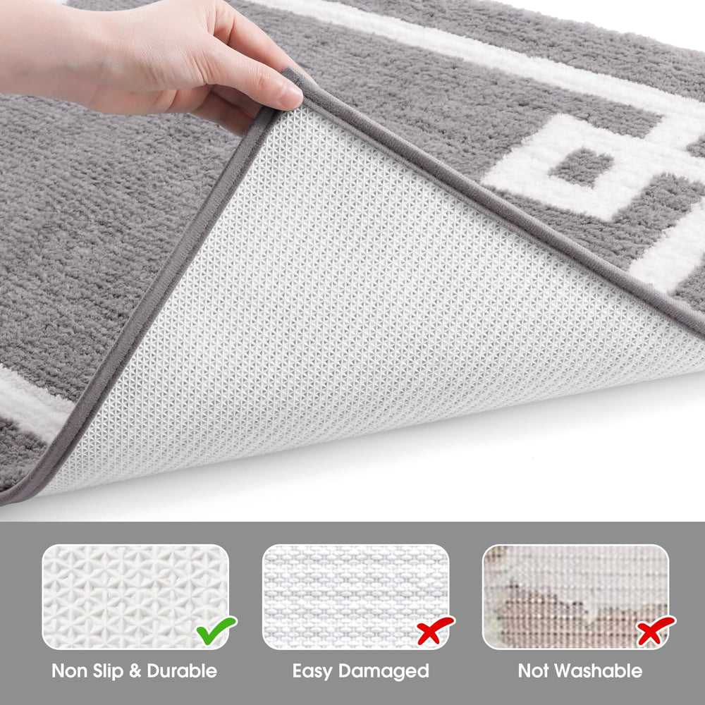 2 - Piece Microfiber Bathroom Rugs - From Where - 
