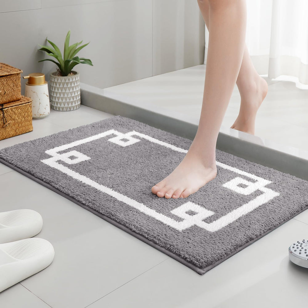 2 - Piece Microfiber Bathroom Rugs - From Where - 