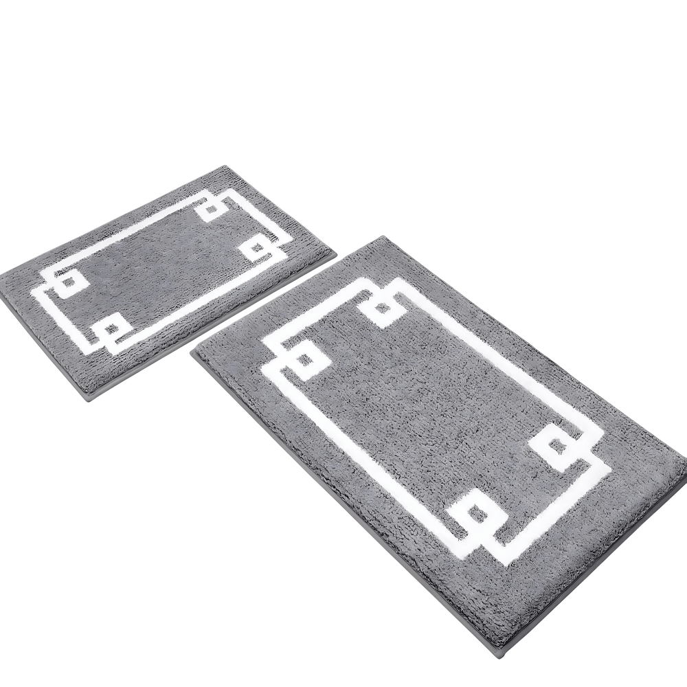 2 - Piece Microfiber Bathroom Rugs - From Where - 