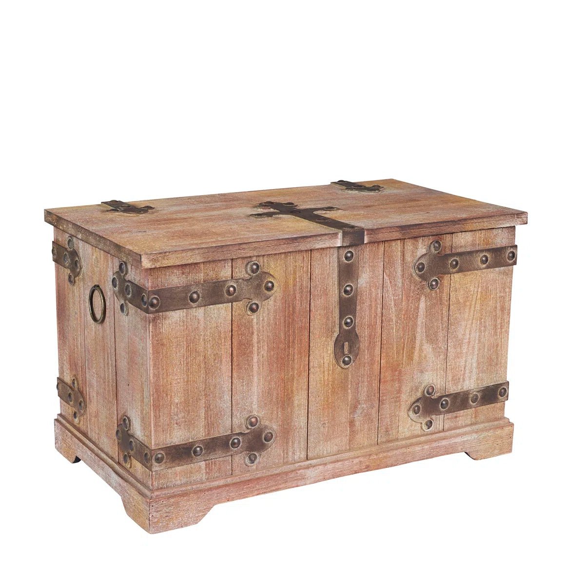 2 Piece Wood Accent Trunk - From Where - 