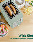 2 Slice Toaster in Sage - From Where - 