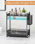 2 - Tier Bathroom Counter Organizer - From Where Finds - 