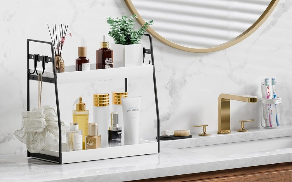 2-Tier Bathroom Counter Organizer - From Where Finds -