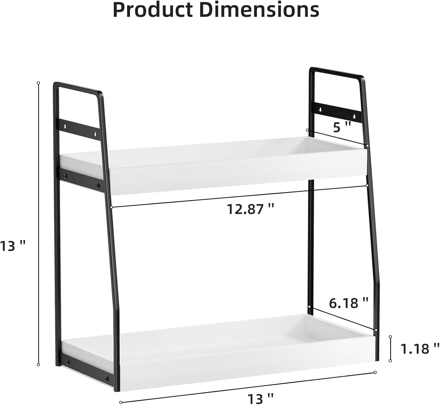 2-Tier Bathroom Counter Organizer - From Where Finds -
