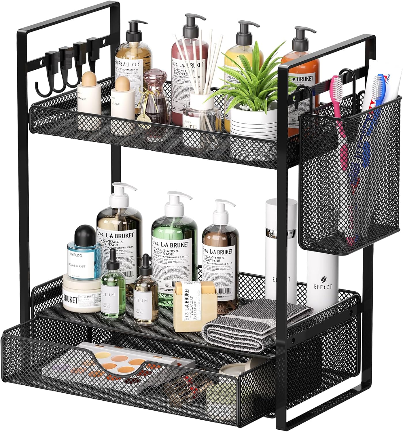 2 - Tier Bathroom Counter Organizer - From Where Finds - 
