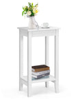 2 - Tier End Table with Wooden Legs - From Where - 