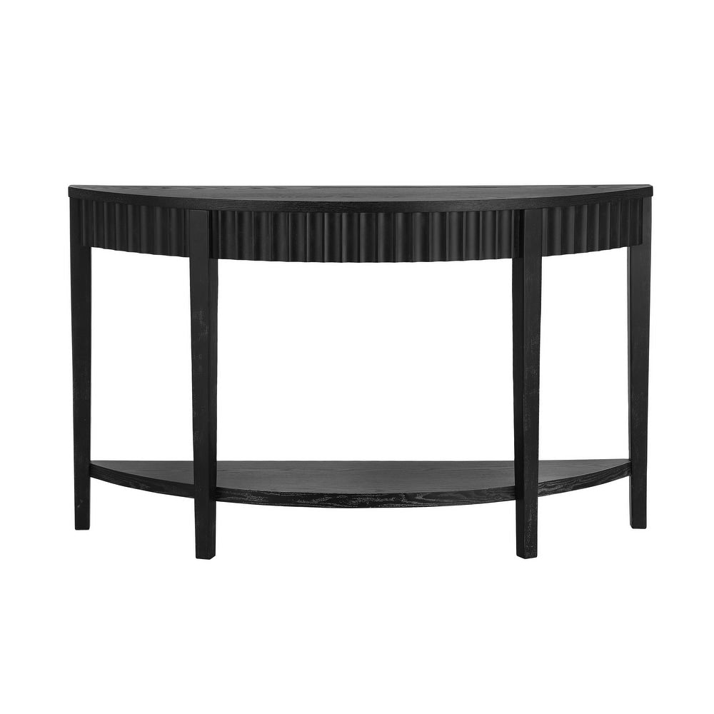 2 - Tier Half Moon Console Table - From Where - 