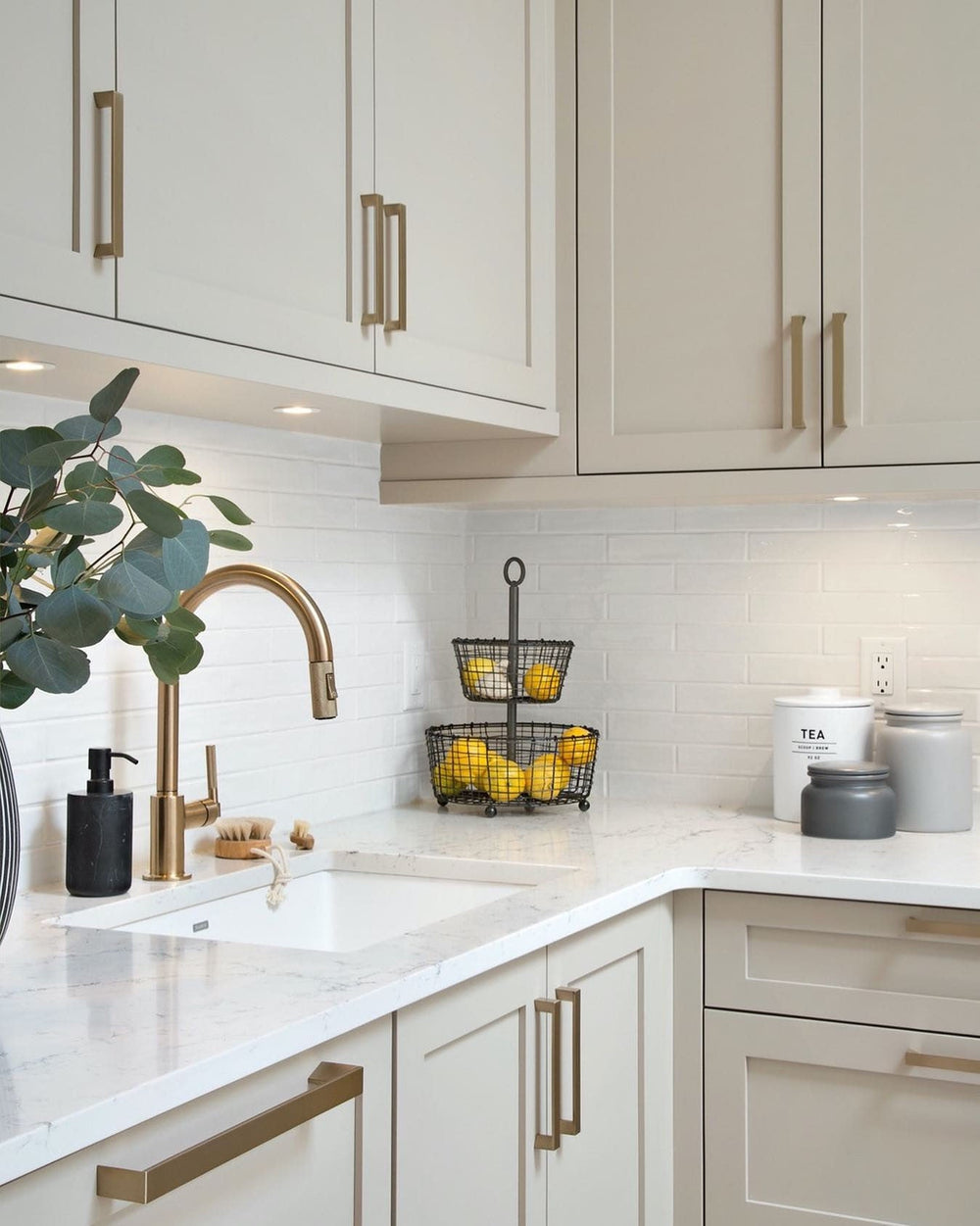 2 - Tier Iron Fruit Basket - From Where - 