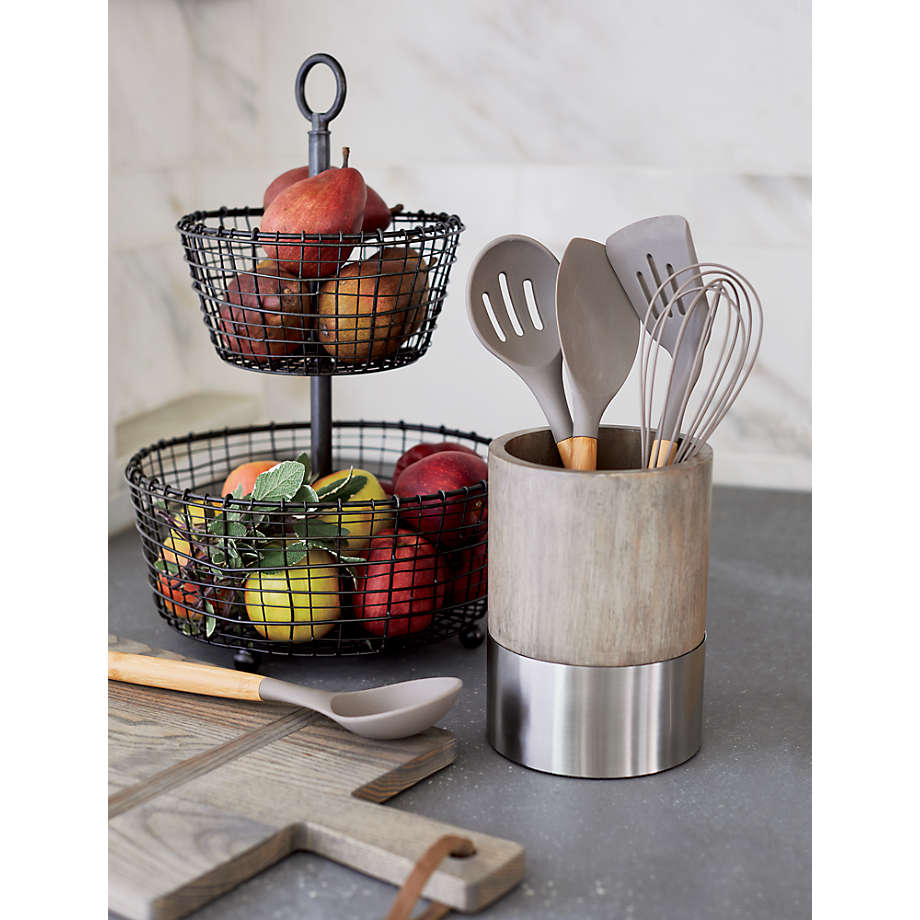 2 - Tier Iron Fruit Basket - From Where - 