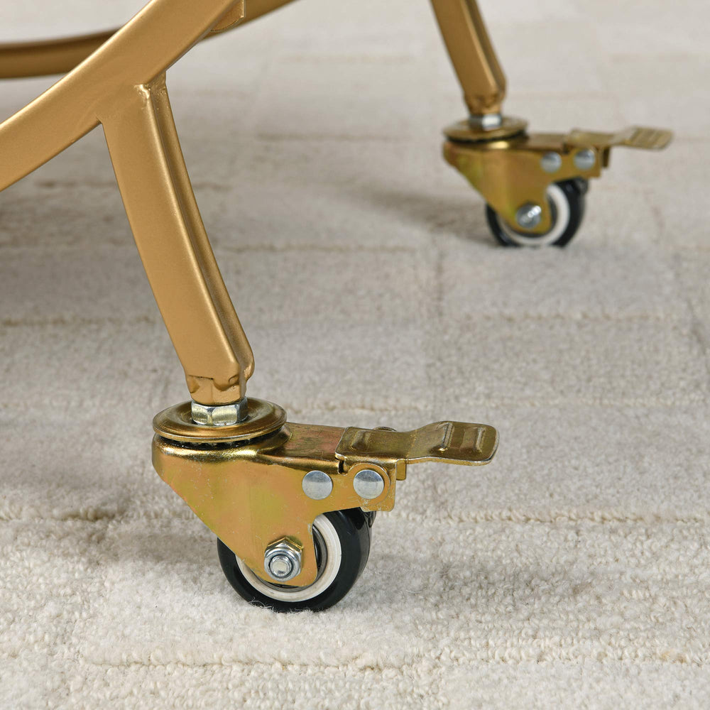 2 - Tier Mobile Mini Bar Cart - From Where - 