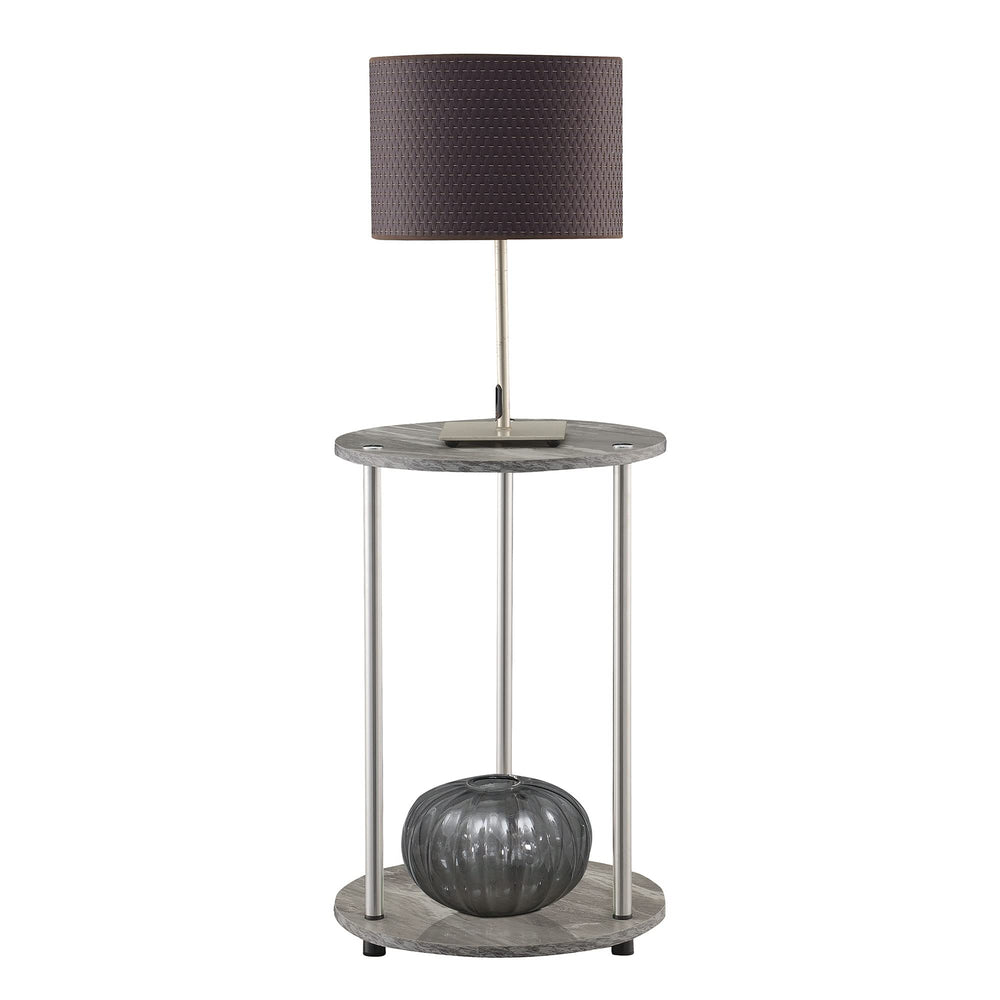 2 - Tier Round End Table - From Where Finds - 