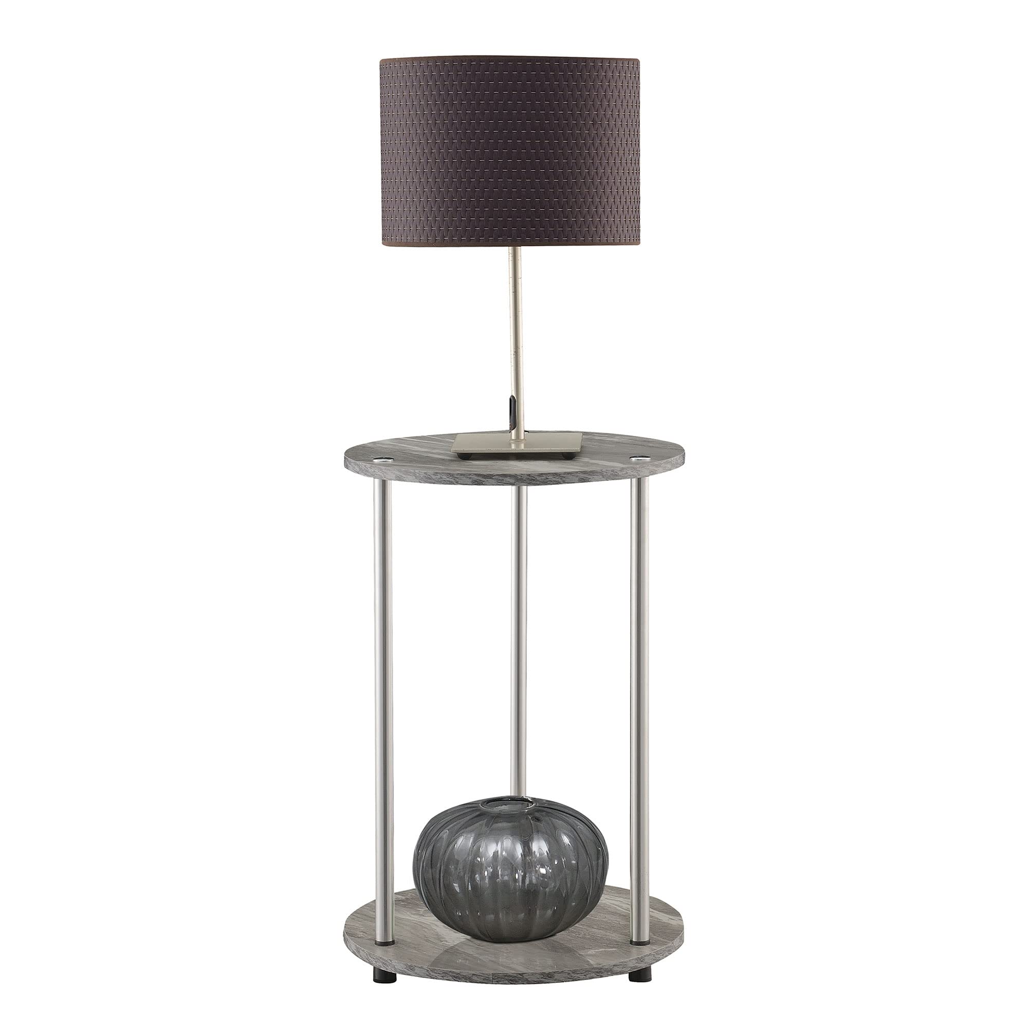2 - Tier Round End Table - From Where Finds - 