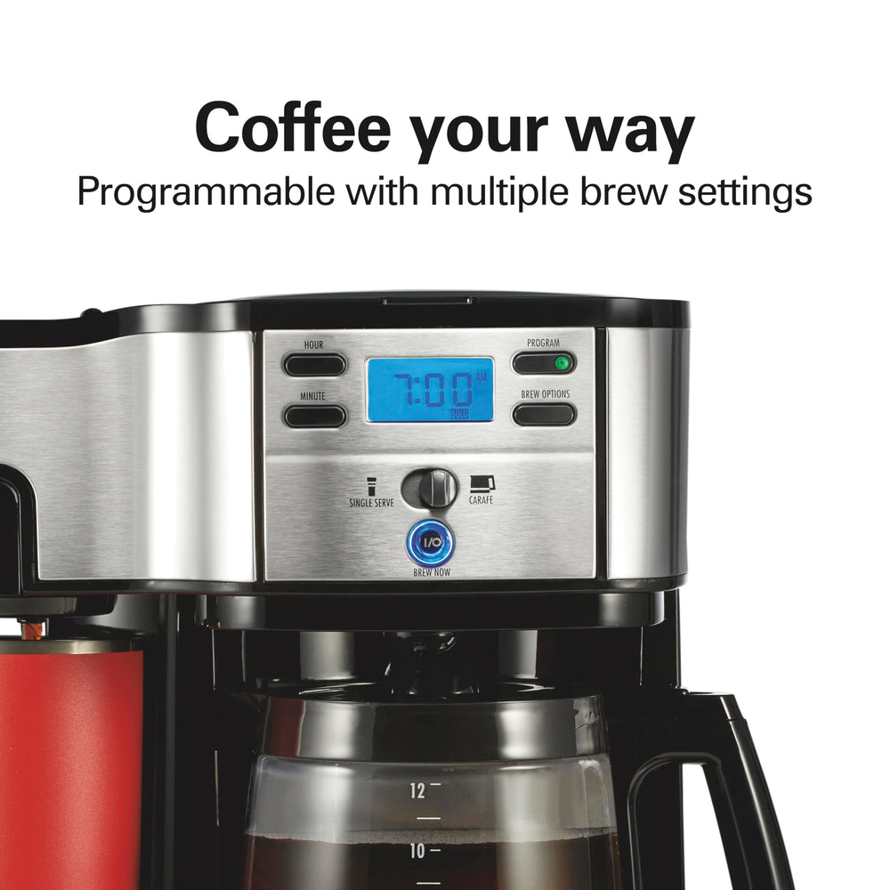 2 - Way 12 Cup Programmable Drip Coffee Maker &amp; Single Serve Machine - From Where - 