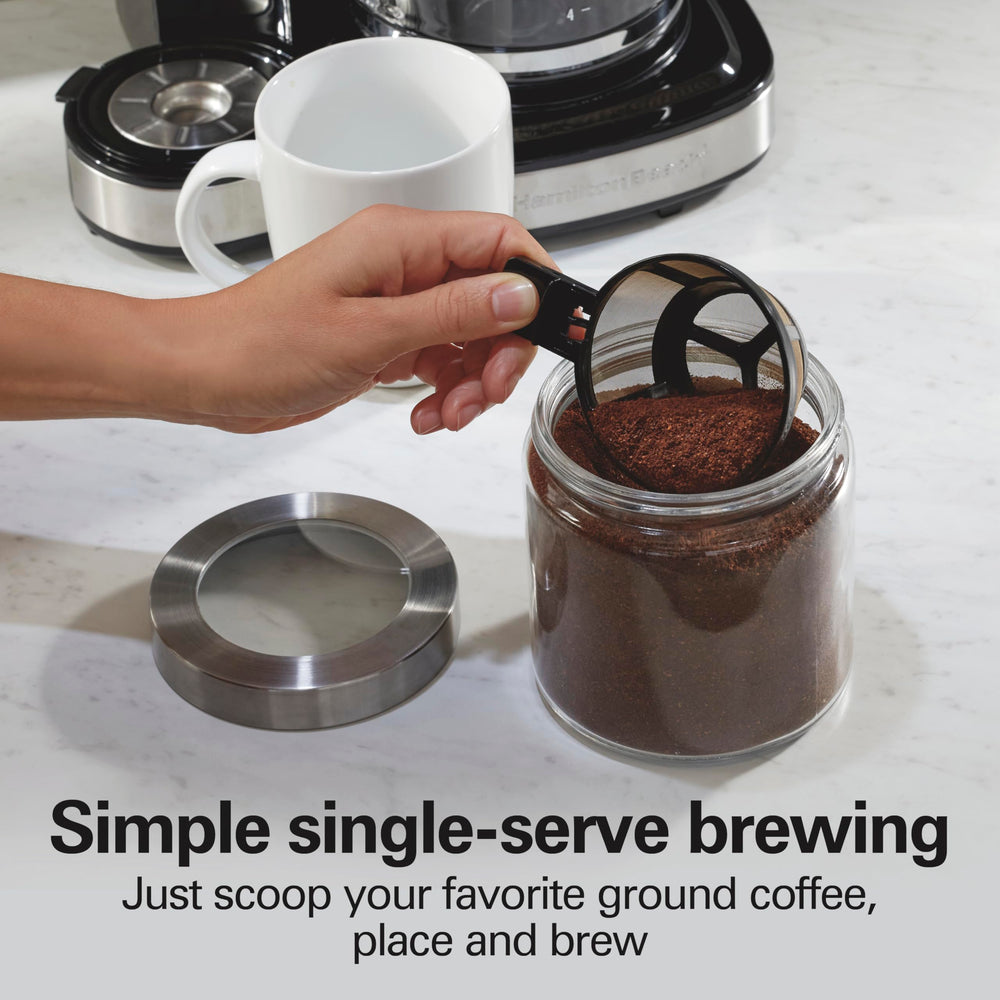 2 - Way 12 Cup Programmable Drip Coffee Maker &amp; Single Serve Machine - From Where - 