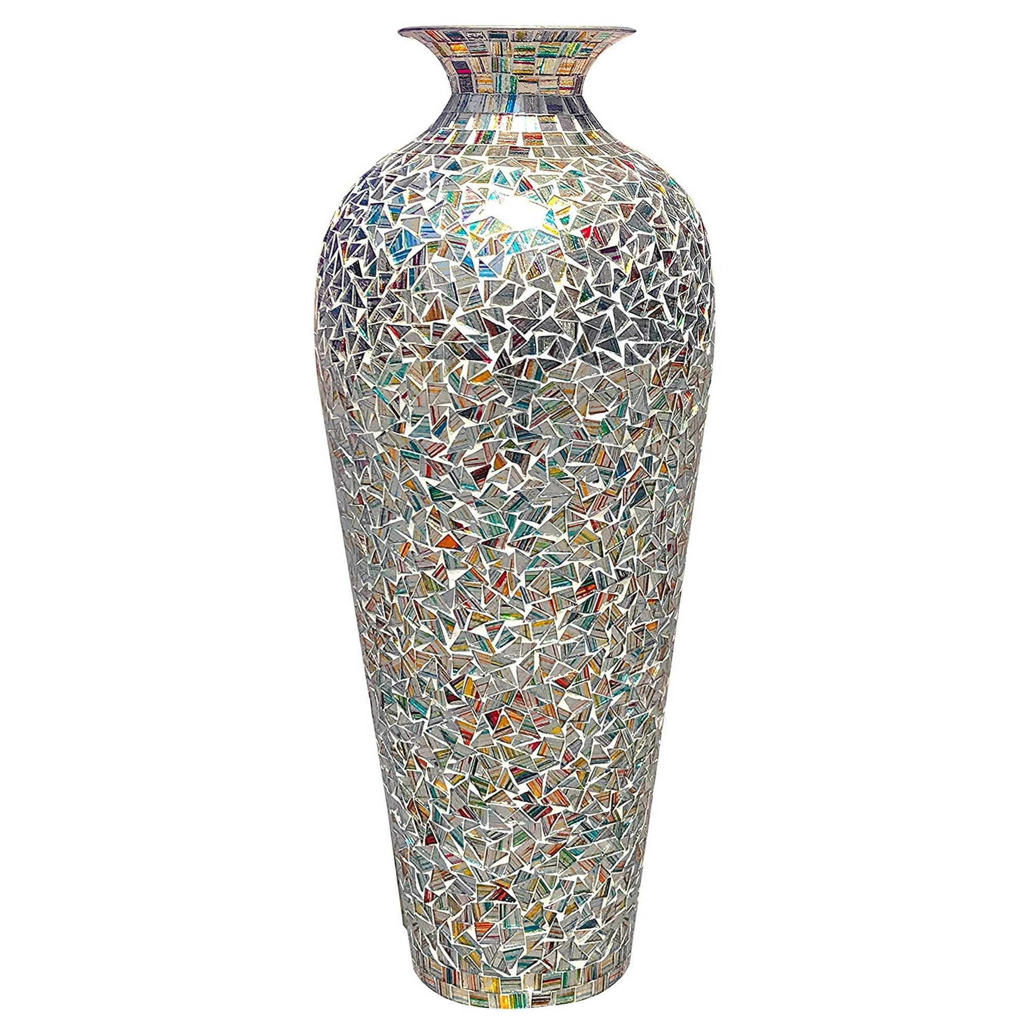 20" Bohemian Rhapsody Mosaic Vase - From Where - 
