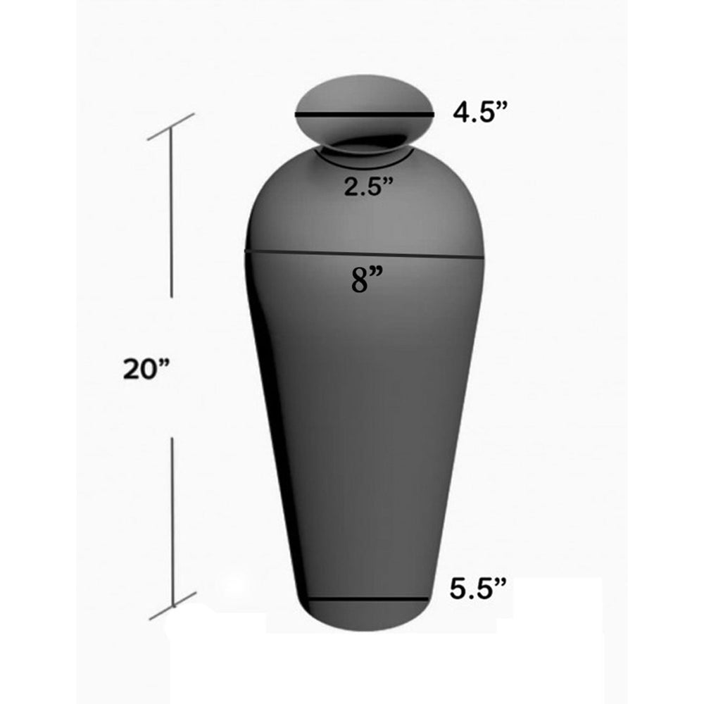 20" Bohemian Rhapsody Mosaic Vase - From Where - 