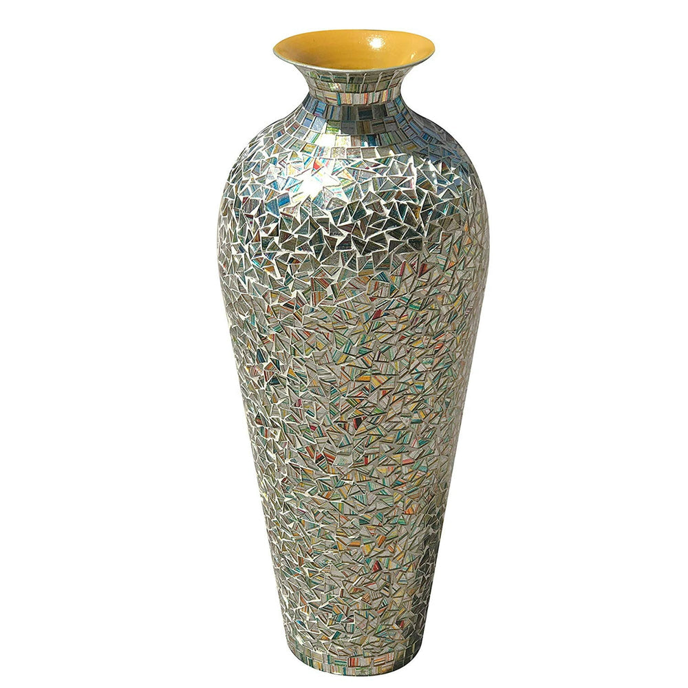 20" Bohemian Rhapsody Mosaic Vase - From Where - 
