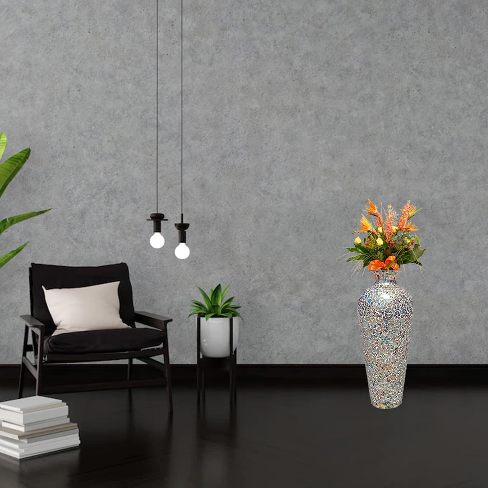 20" Bohemian Rhapsody Mosaic Vase - From Where - 
