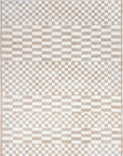 Kallie Washable Tiled Rug | Beige