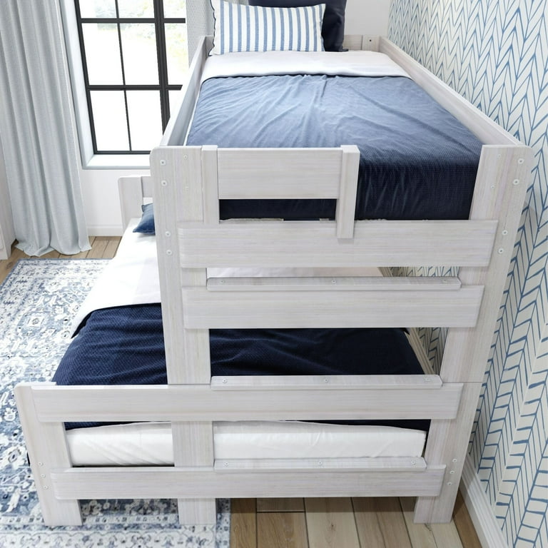 https://www.walmart.com/ip/Plank-Beam-Farmhouse-Twin-XL-over-Queen-Bunk-Bed-for-Adults-Solid-Wood-White-Wash/2325300824