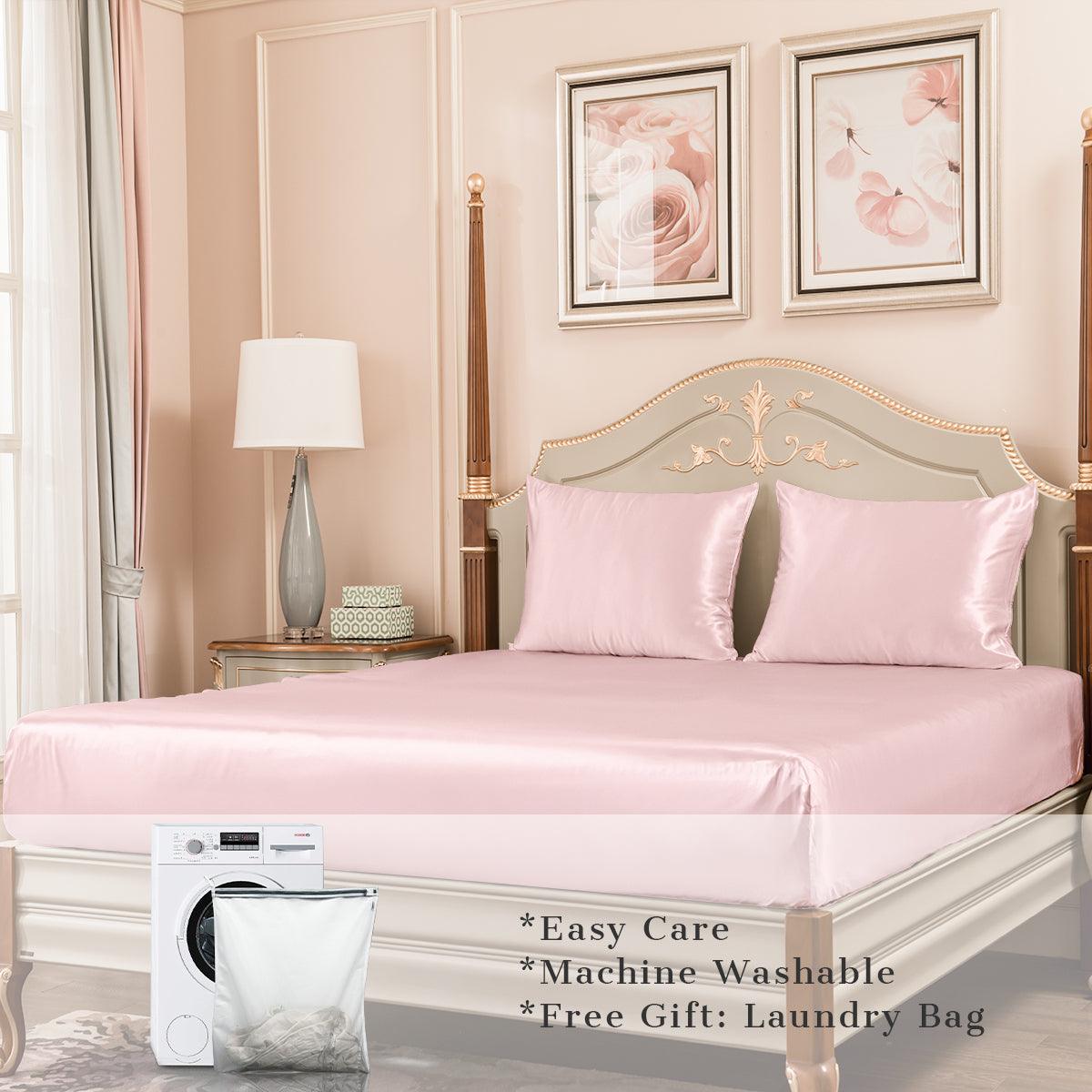 23mm 6A+ 100% Mulberry Silk Fitted Sheets (Set of 3) - From Where Finds - 