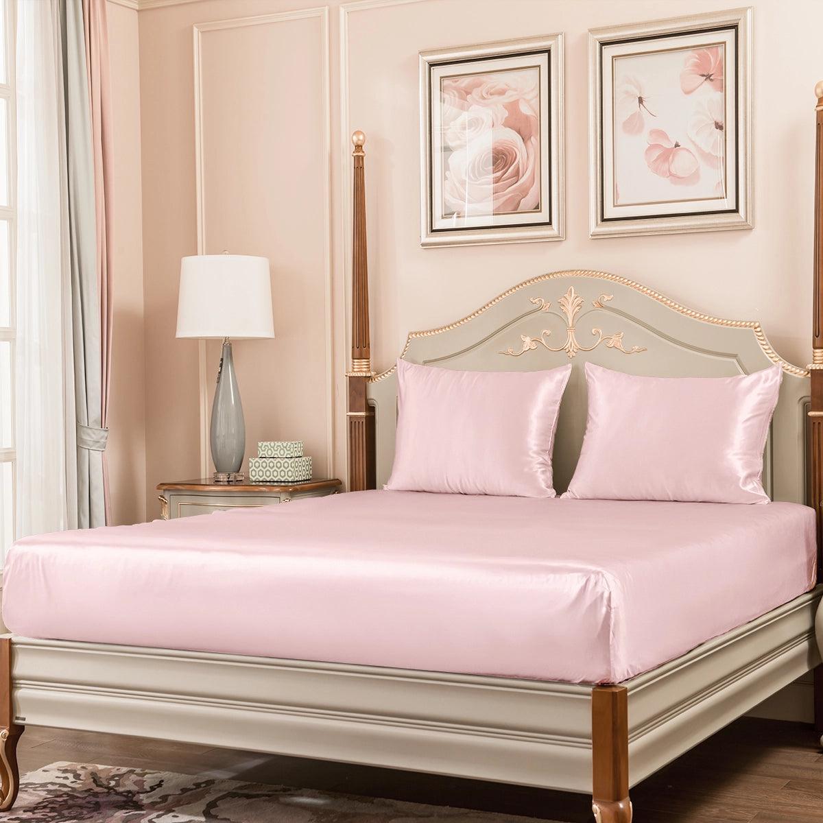 23mm 6A+ 100% Mulberry Silk Fitted Sheets (Set of 3) - From Where Finds - 