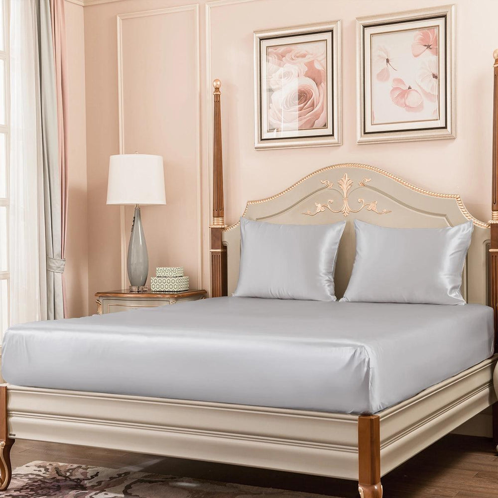 23mm 6A+ 100% Mulberry Silk Fitted Sheets (Set of 3) - From Where Finds - 