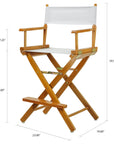 24" Director's Chair Honey Oak Frame - From Where - 