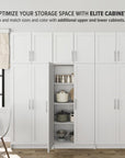 24" H Wall Cabinet with Panel Doors - From Where - 