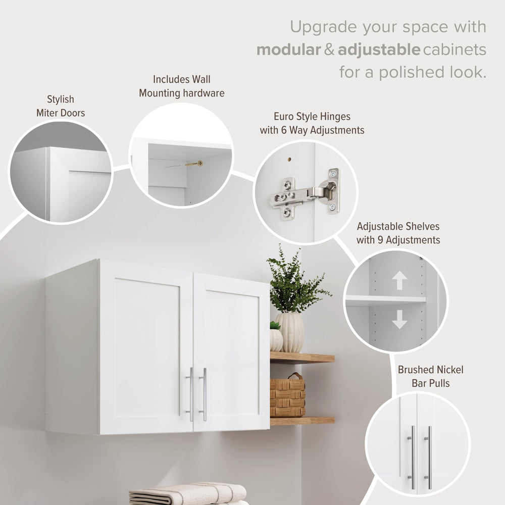 24" H Wall Cabinet with Panel Doors - From Where - 