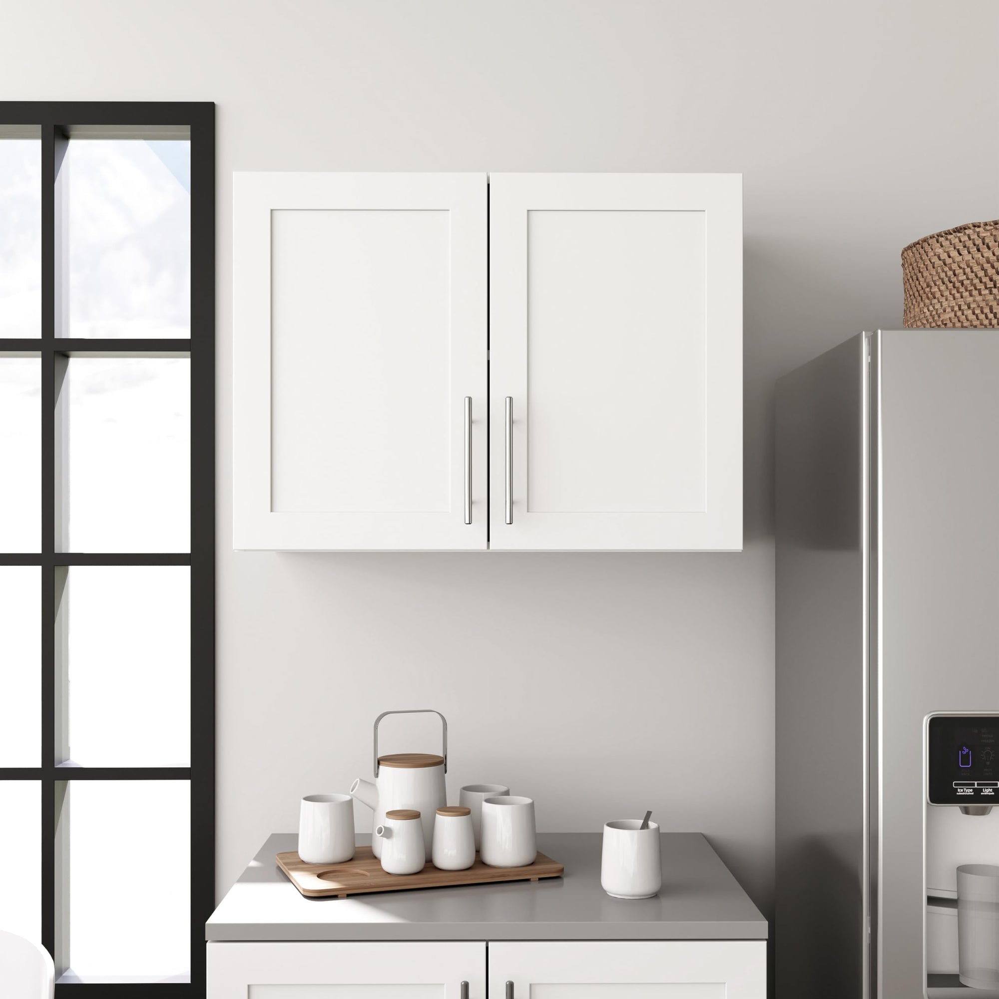 24&quot; H Wall Cabinet with Panel Doors - From Where - 