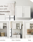 24" H Wall Cabinet with Panel Doors - From Where - 