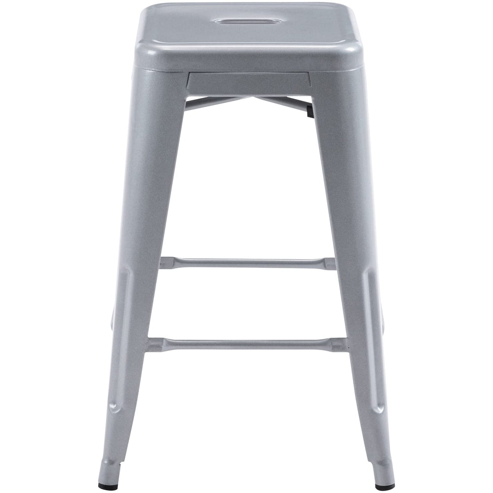 24" High Backless Metal Barstools - From Where - 