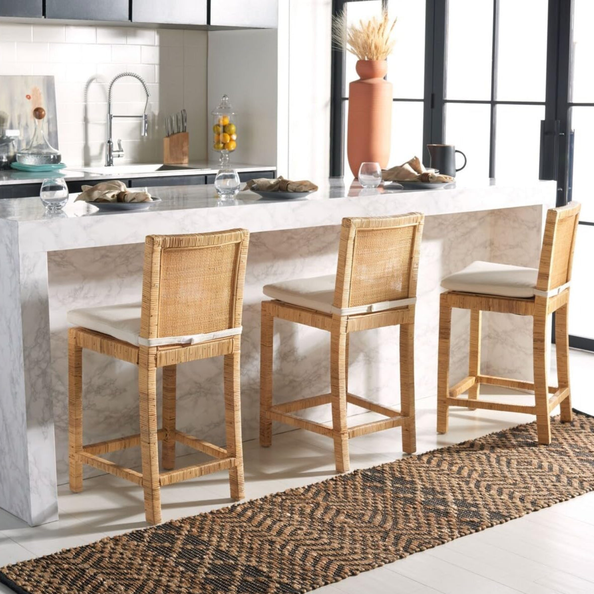 24 - inch Counter Stool with Cushion - From Where - 