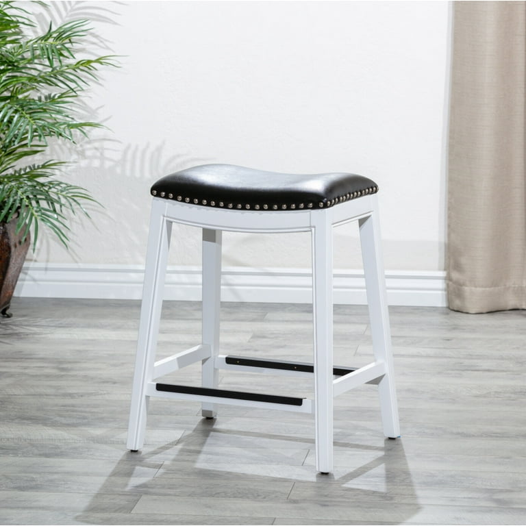 24" Modern Counter Stool White - From Where - 