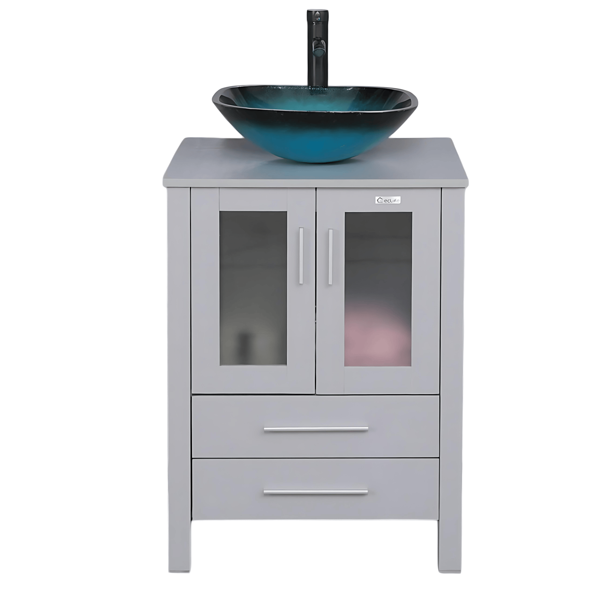 24'' Single Bathroom Vanity Set - From Where - 