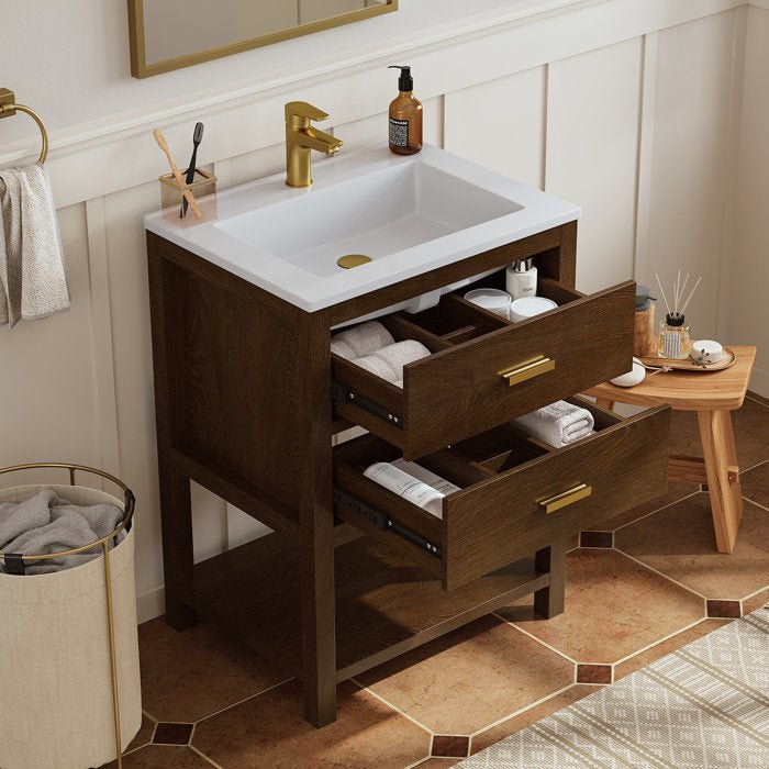 24" Single Sink Bathroom Vanity - From Where - 