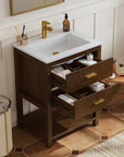 24" Single Sink Bathroom Vanity - From Where - 