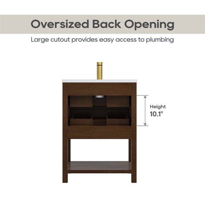 24&quot; Single Sink Bathroom Vanity - From Where - 