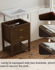 24" Single Sink Bathroom Vanity - From Where - 