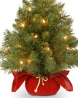 24in Pre - Lit Majestic Fir Mini Christmas Tree - From Where Finds - 