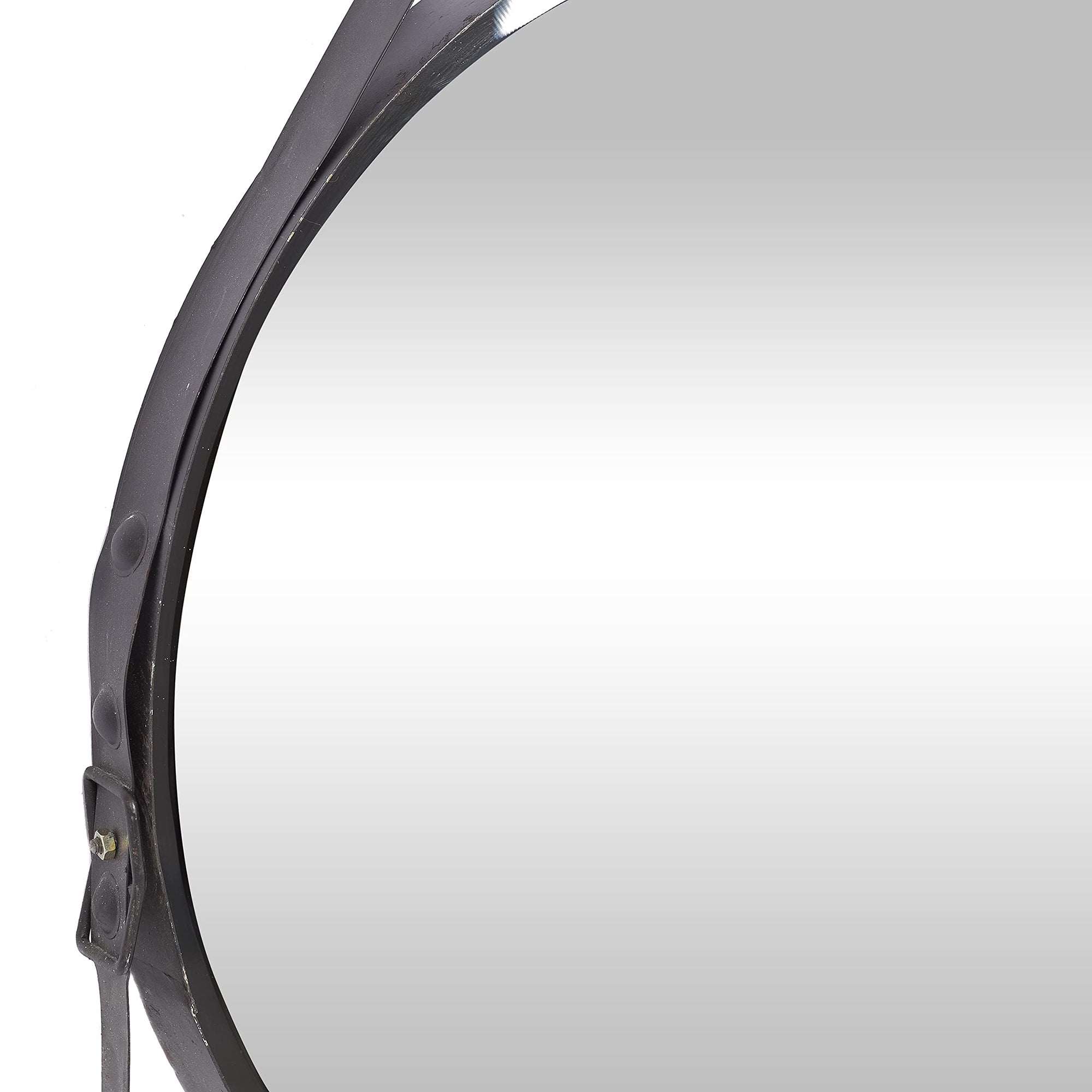24x35&quot; Black Metal Wall Mirror - From Where - 
