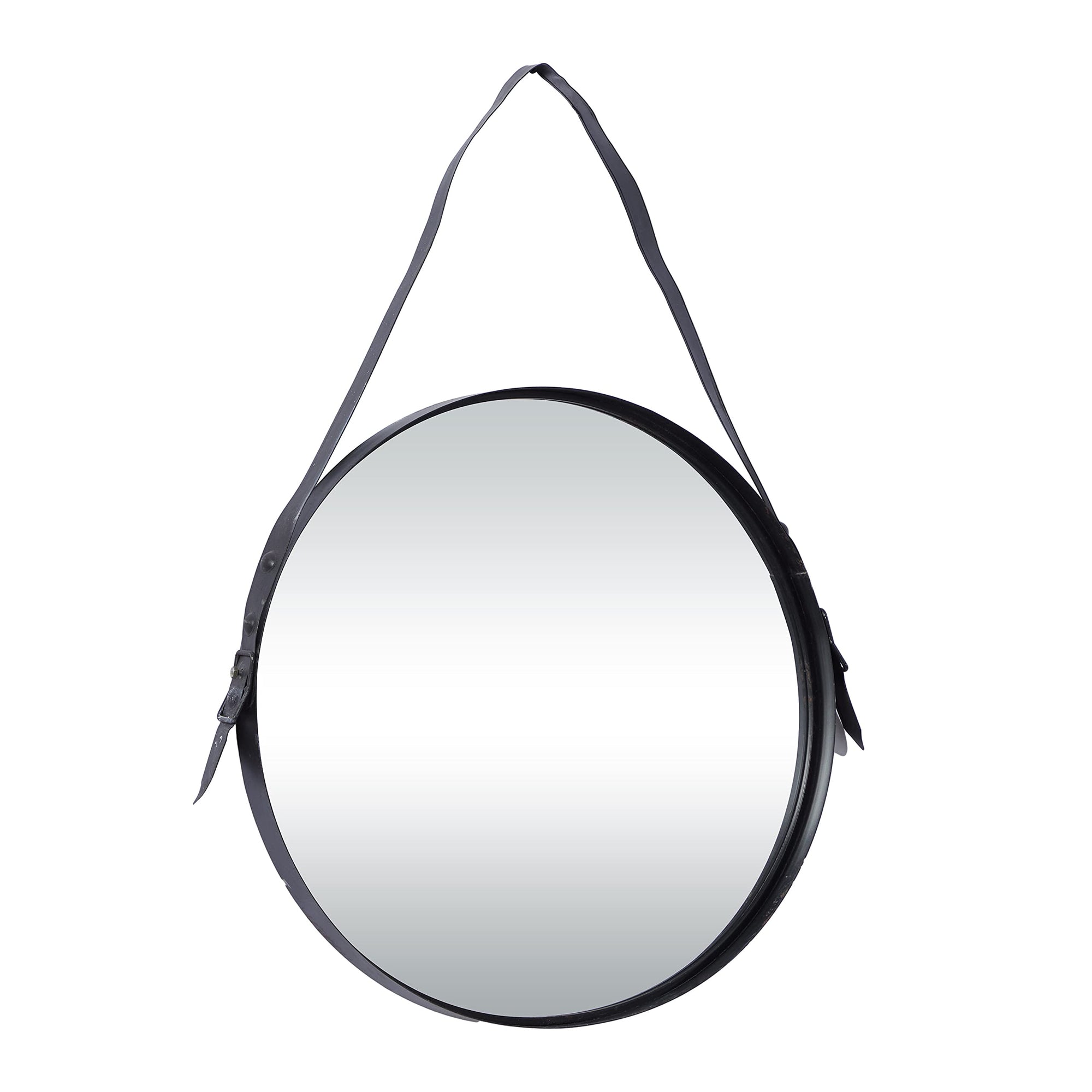 24x35" Black Metal Wall Mirror - From Where - 