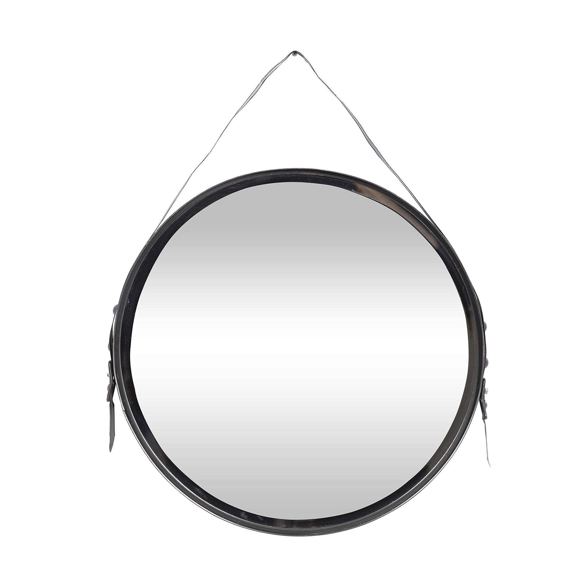 24x35" Black Metal Wall Mirror - From Where - 