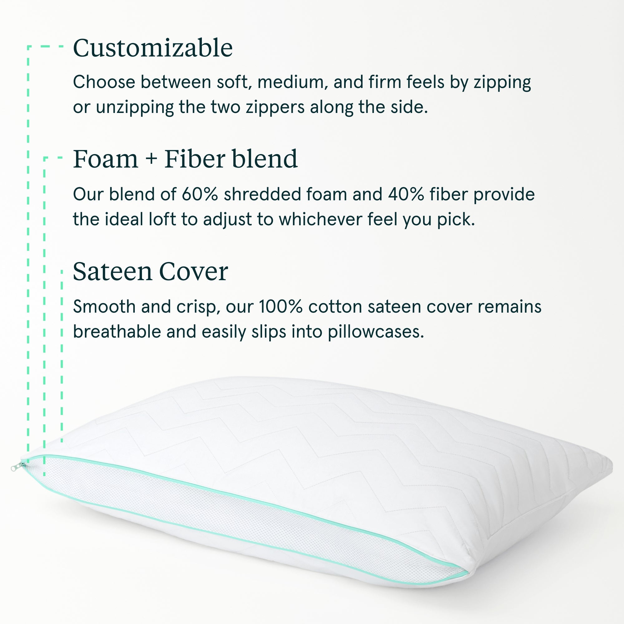 Zip Comfort Pillow