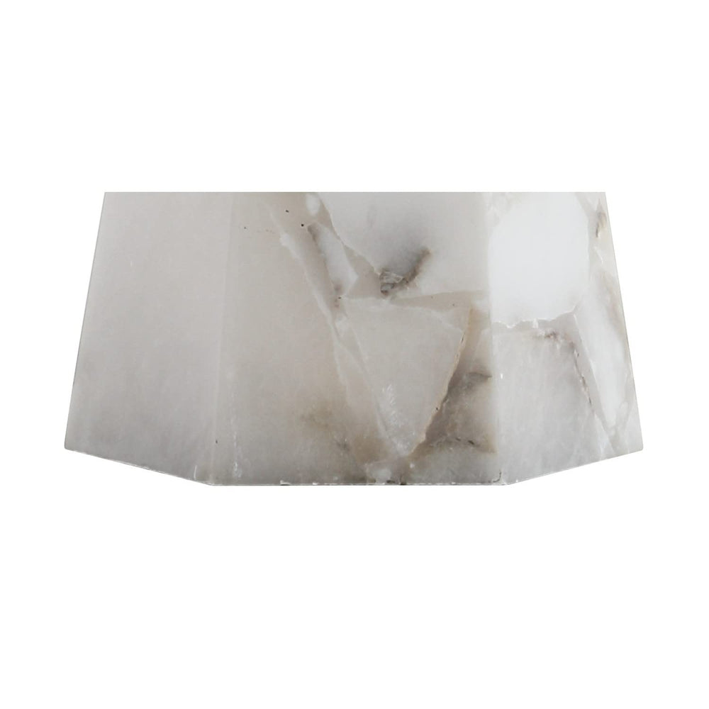25.5&quot; Alabaster LED Table Lamp - From Where - 