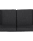 Calderon 4 Piece Outdoor Aluminum Chat Set, Dark Gray